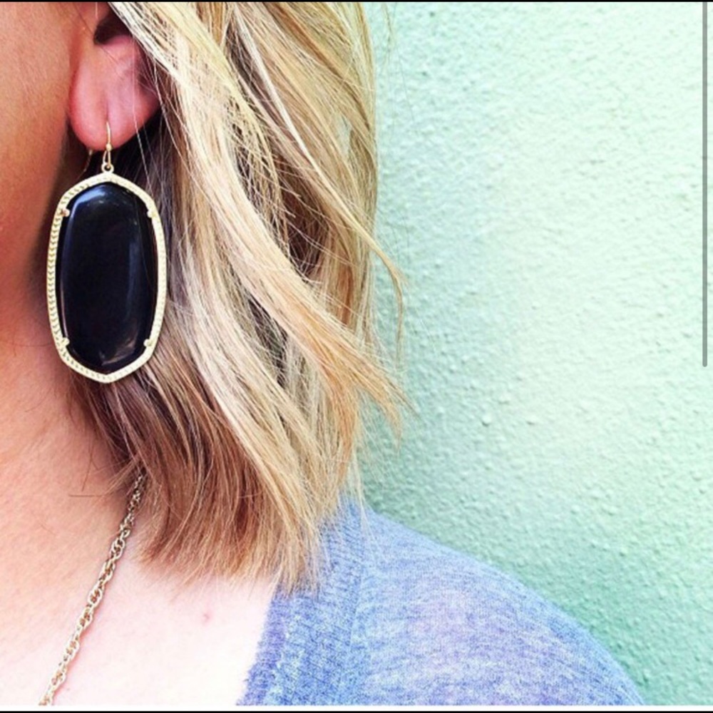Black Danielle Kendra’s with Gold Plating